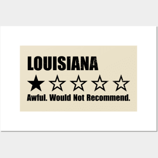 Louisiana One Star Review Posters and Art